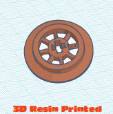 #5 Train Wheel 8 Spoke (2 Pack)