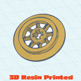 #5 Train Wheel Diamond Spokes (2 Pack)