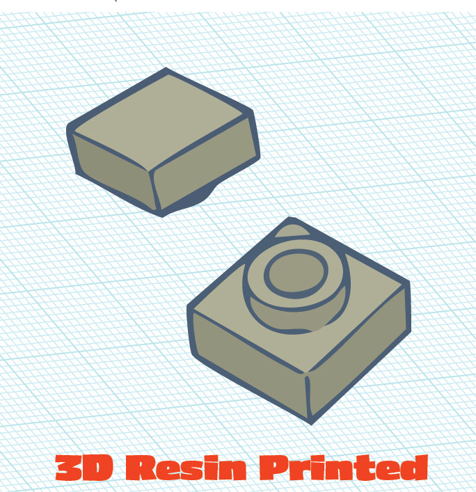 3D Printed 1x1 Inverted Tile (10 Pack)