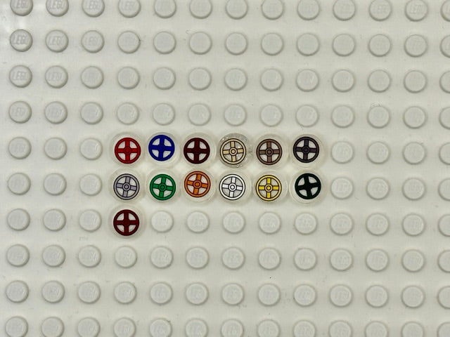 Valves 1x1 Clear Round Tile: Style 1
