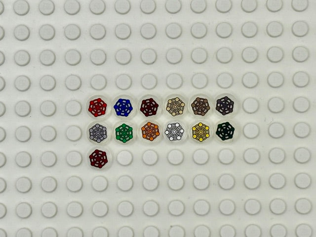 Valves 1x1 Clear Round Tile: Style 5