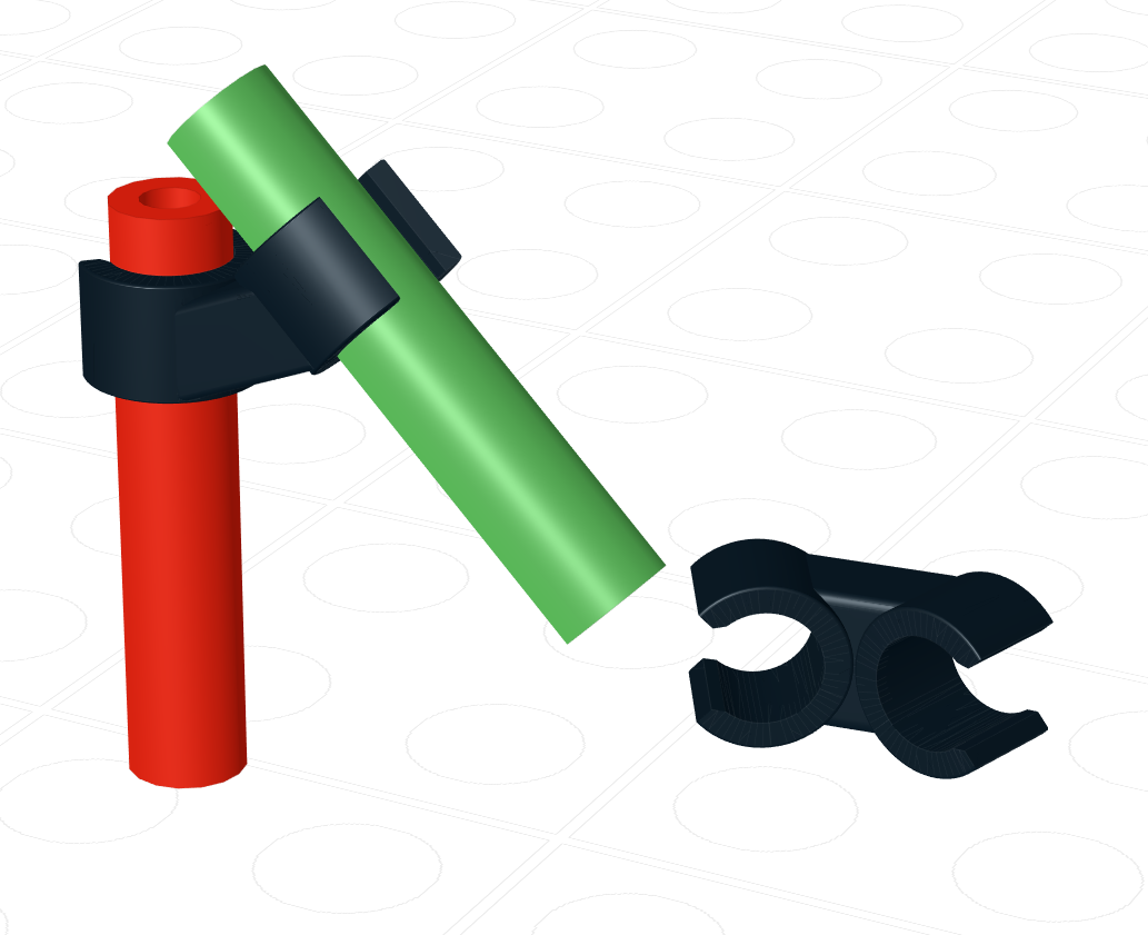 Double U Clip 45 Bend (10 pack)