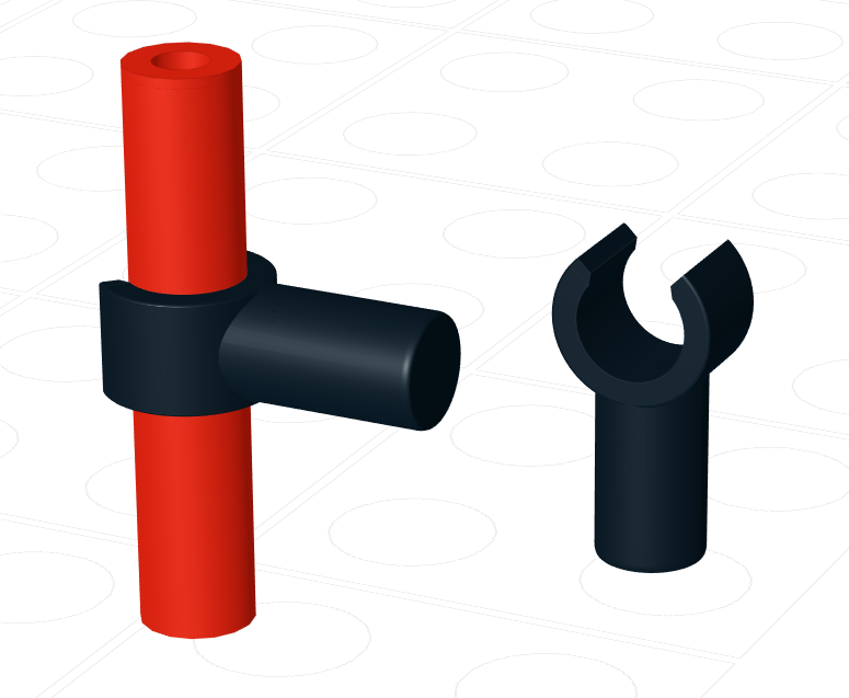 Short Bar with Clip (10 pack)