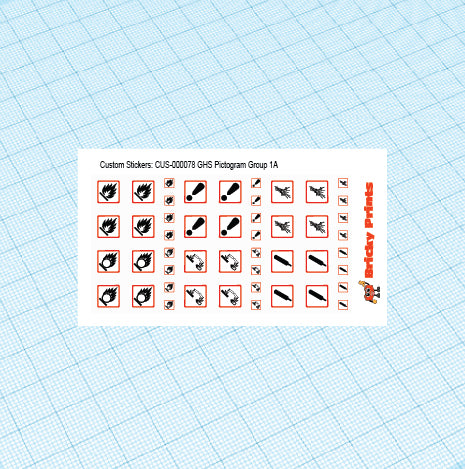 GHS Pictogram Group 1A