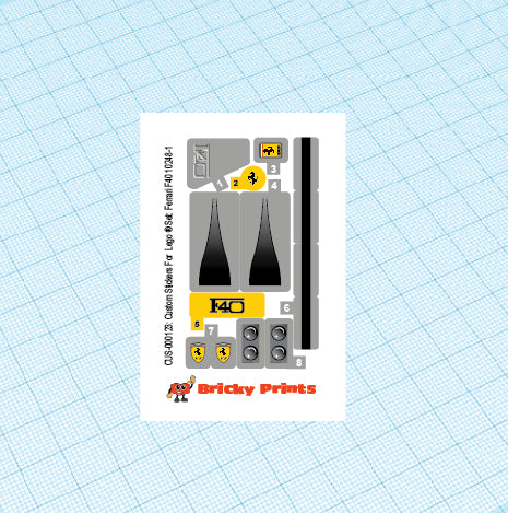 Custom Creator Expert Traffic - F40 10248 Light Bluish Gray Version