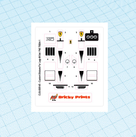 Custom Speed Champions - F40 76934 White Version