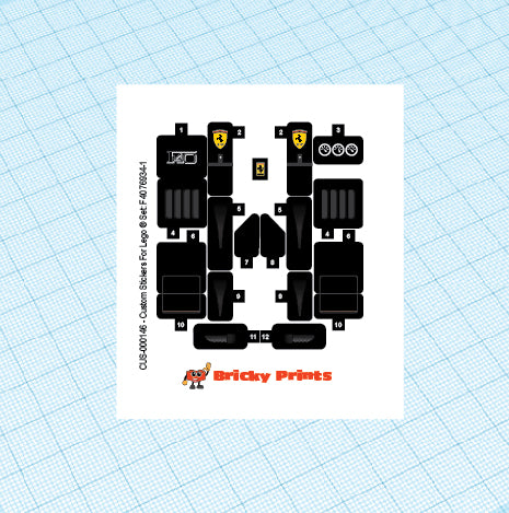Custom Speed Champions - F40 76934 Black Version