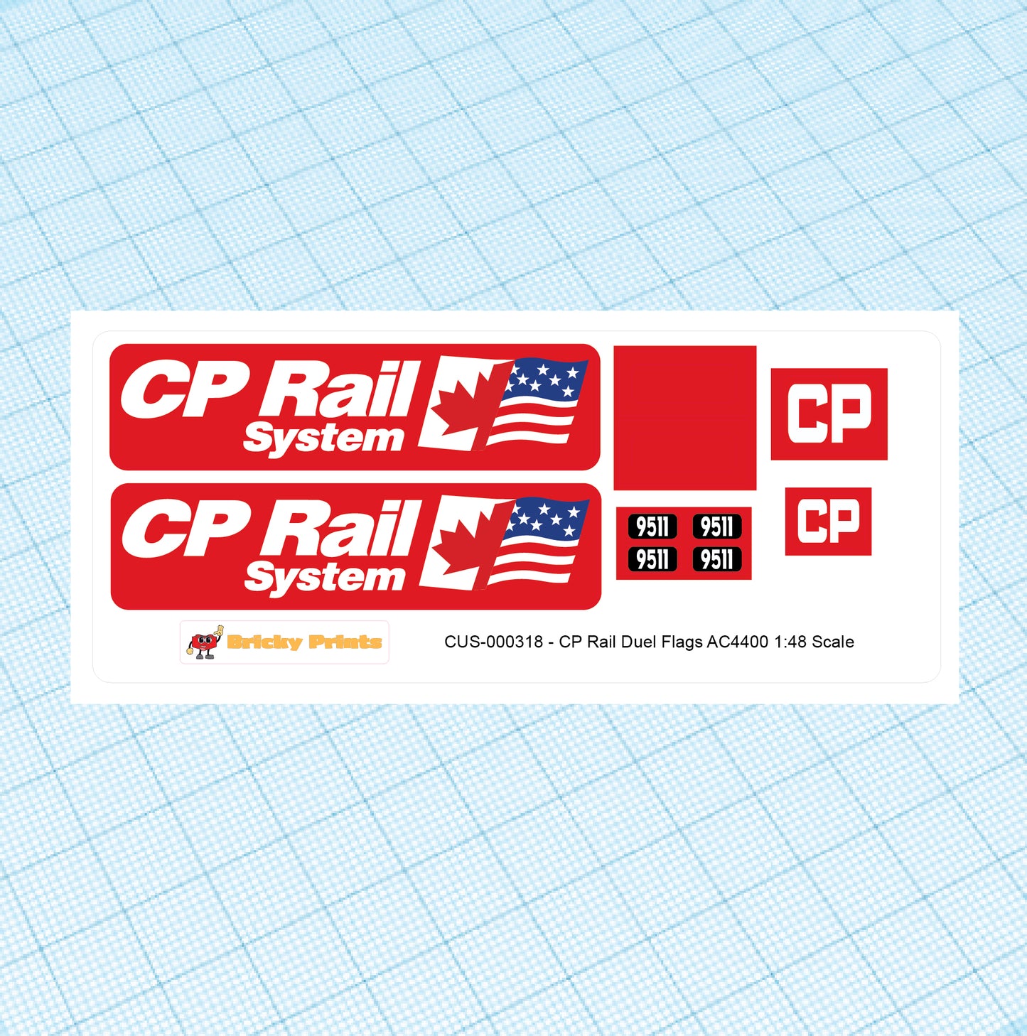 Custom CP Dual Flag 1:48