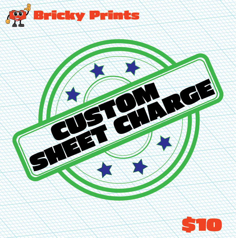 Custom Sheet Charge $10