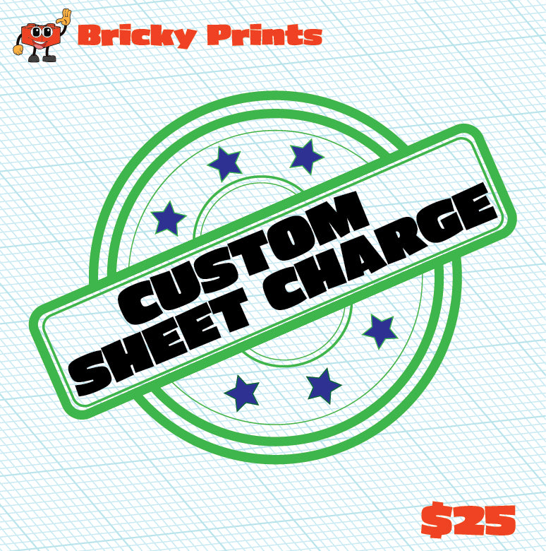 Custom Sheet Charge $25
