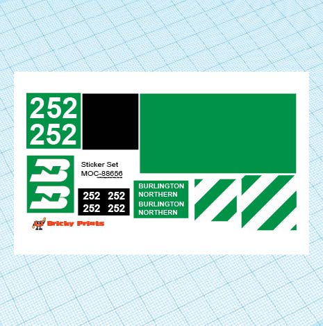 MOC-88656 sW1200 Burlington Northern