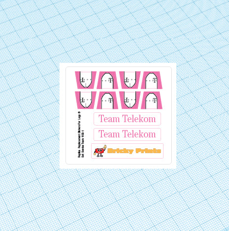 Replica Replacement sticker Set: City Traffic 1198 - Service Team