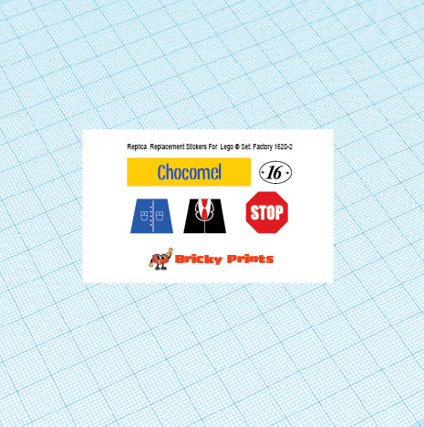 Replica Replacement sticker set: Classic Town Food & Drink Factory 1620