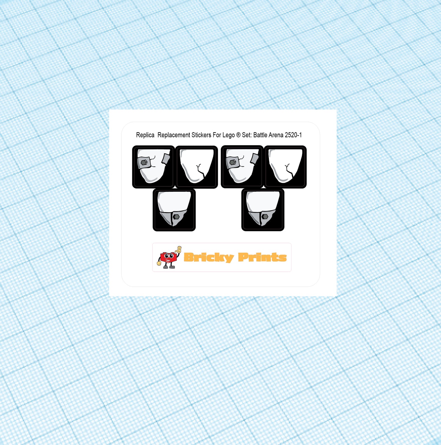 Replica Replacement sticker set: Battle Arena 2520