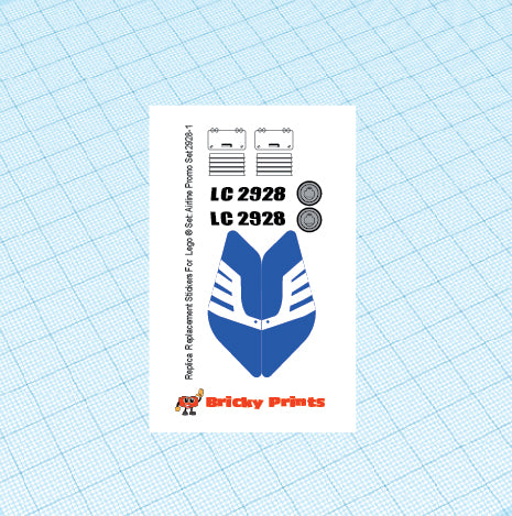 Replica Replacement sticker Set: City Airport Airline Promo Set 2928