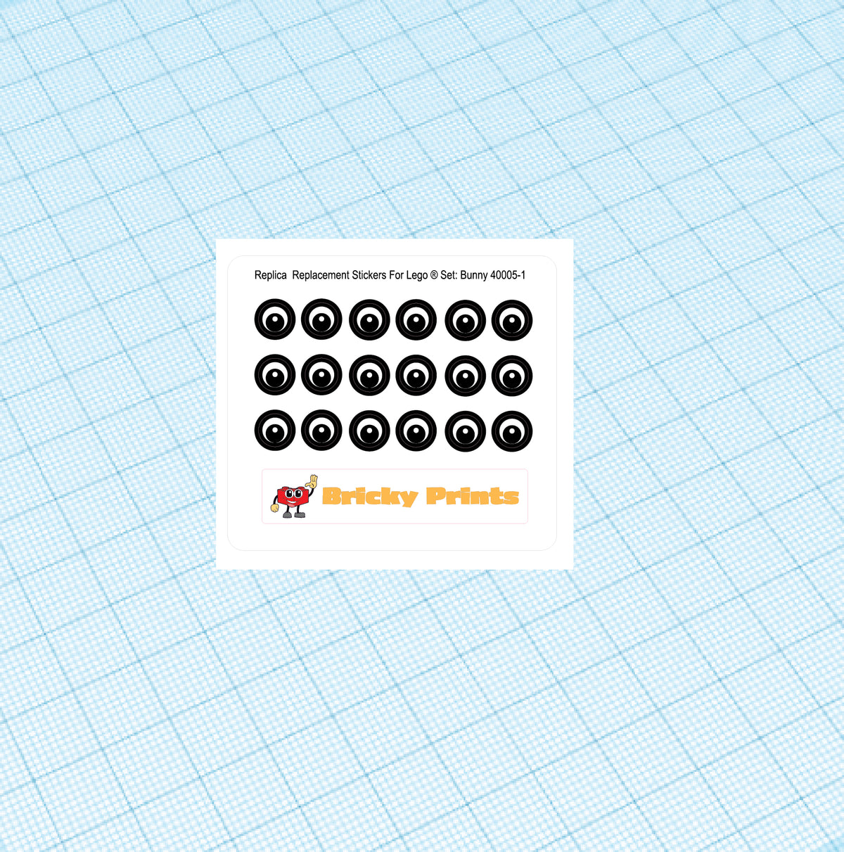 Replica Replacement sticker Set: Bunny 40005