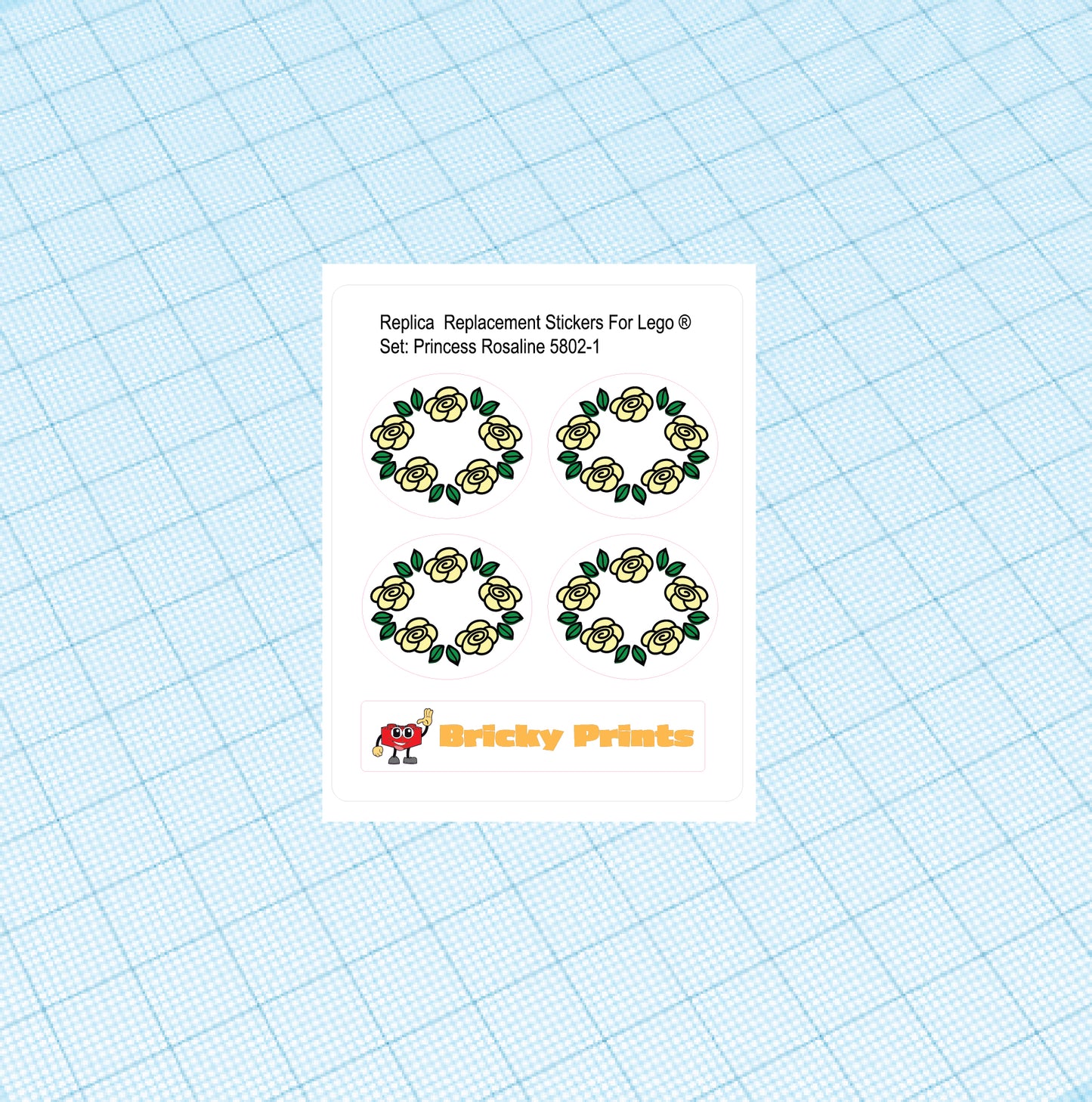 Replica Replacement sticker set: Princess Rosaline 5802