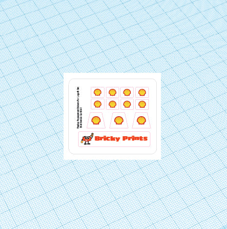 Replica Replacement sticker set: Classic Town Service Car 604