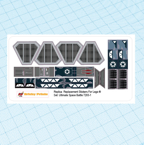 Replica Replacement sticker Set: Ultimate Space Battle 7283