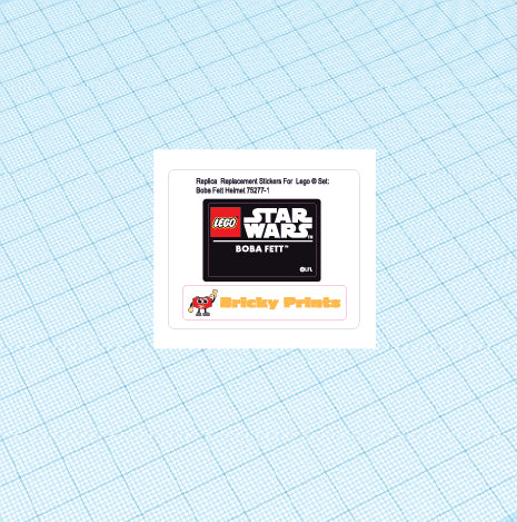 Replica Replacement sticker Set: BF Helmet 75277