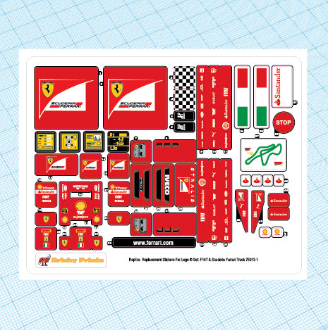 Replica Replacement sticker set: F14 T & Truck 75913