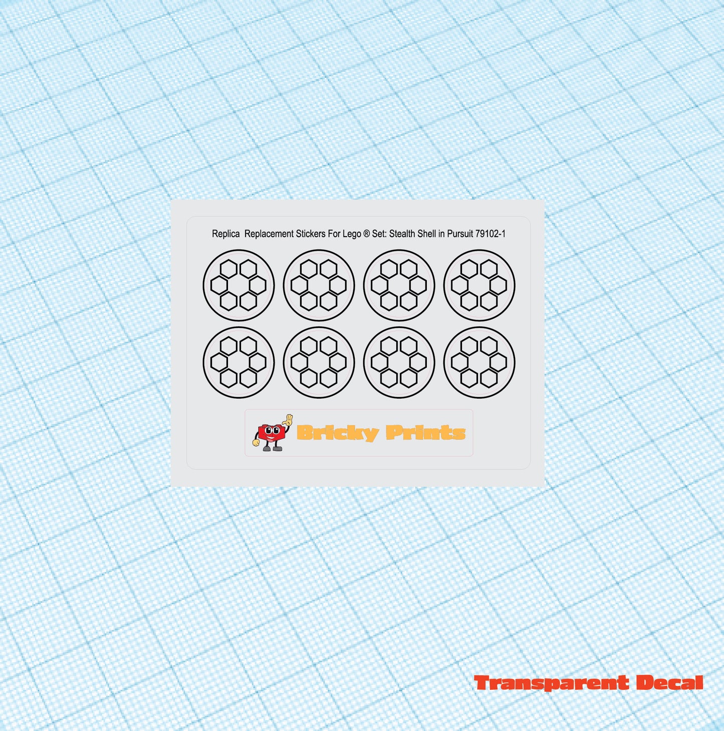 Replica Replacement sticker Set: Stealth Shell in Pursuit 79102
