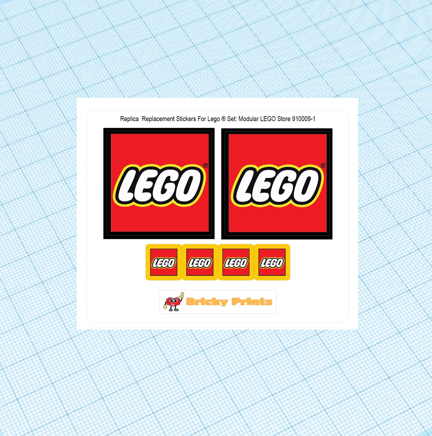 Replica Replacement sticker Set: Modular Store 910009