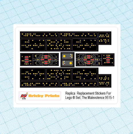 Replica Replacement sticker Set: The Malevolence 9515