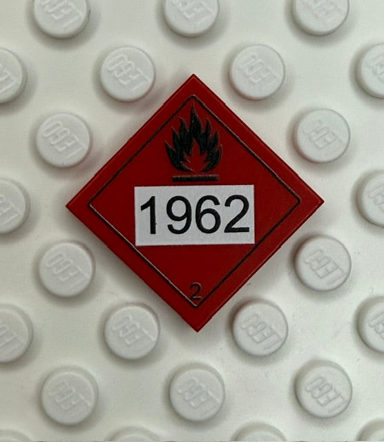 GHS 2x2 Tile: Flammable 1962
