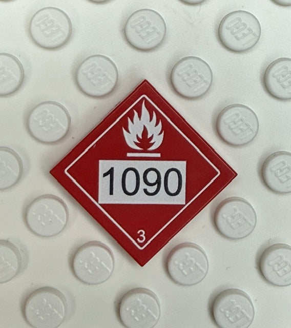 GHS 2x2 Tile: Flammable 1090