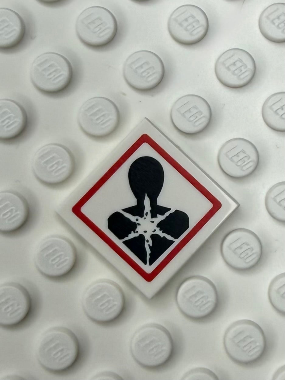 GHS 2x2 Tile: Health Hazard