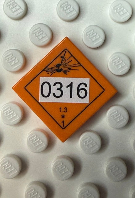 GHS 2x2 Tile: Explosives 0316