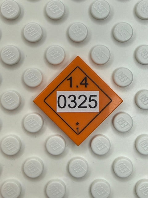 GHS 2x2 Tile: Explosives 1.4 0325
