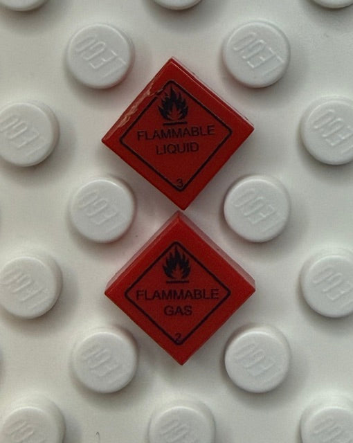 GHS 1x1 Tile: Flammable Gas