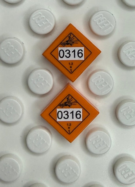 GHS 1x1 Tile: Explosives 0316