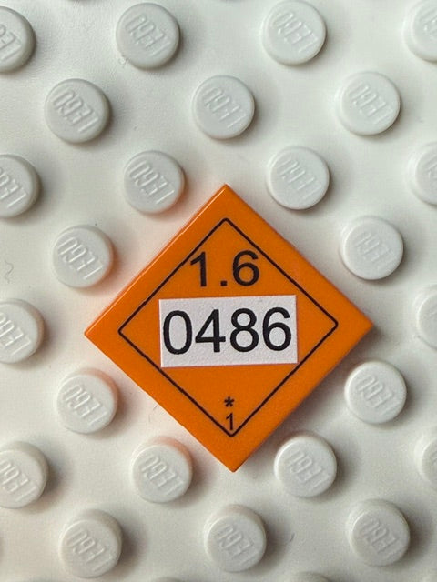 GHS 2x2 Tile: Explosives 1.6 0486