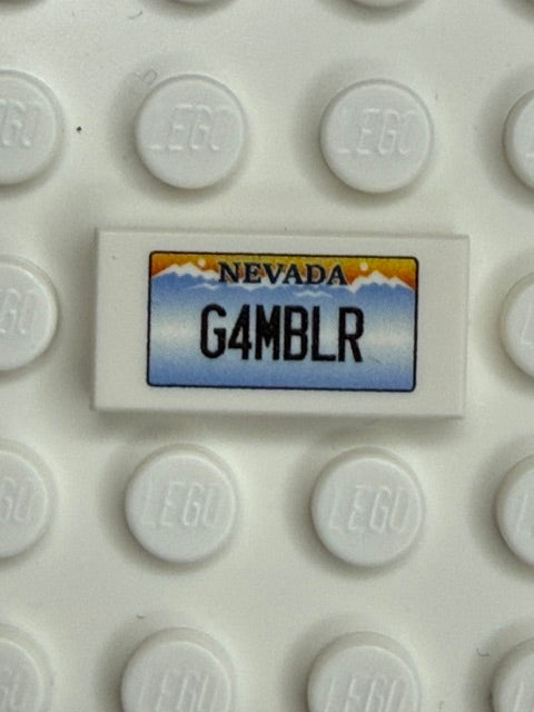 NV: US Based License Plate 1x2 Tile