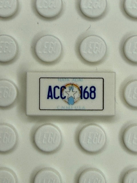 CNMI: US Based License Plate 1x2 Tile