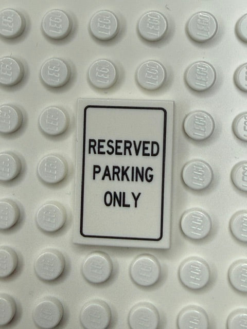Information Signs 2x3 Tile: Reserved Parking Only
