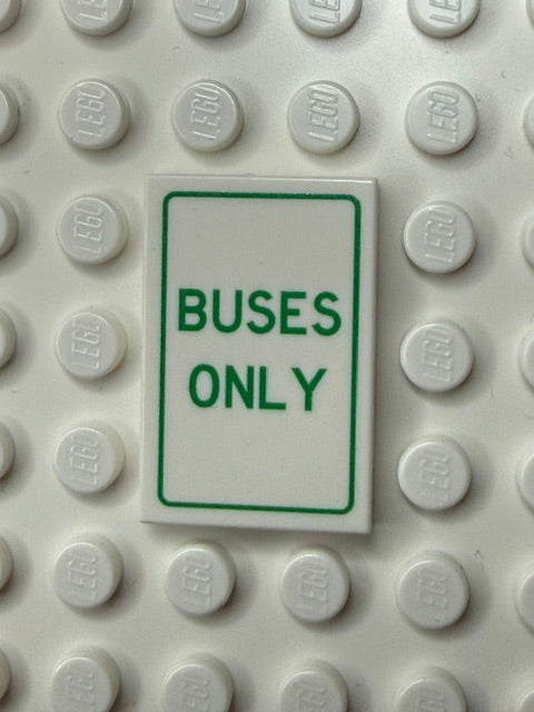 Information Signs 2x3 Tile: Buses Only