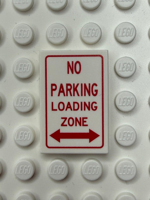 Information Signs 2x3 Tile: No Parkign Loading Zone