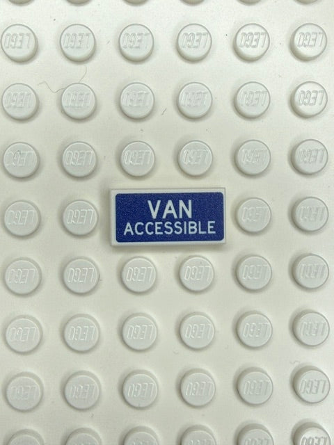 Information Signs 1x2 Tile: Van Accessbible