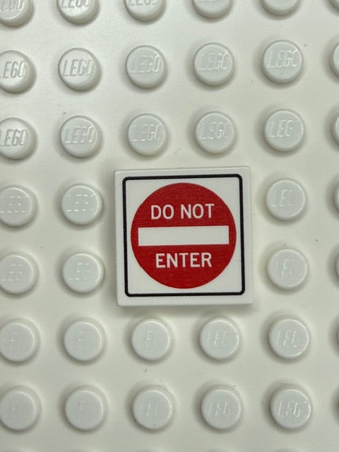 Information Signs 2x2 Tile: Do Not Enter
