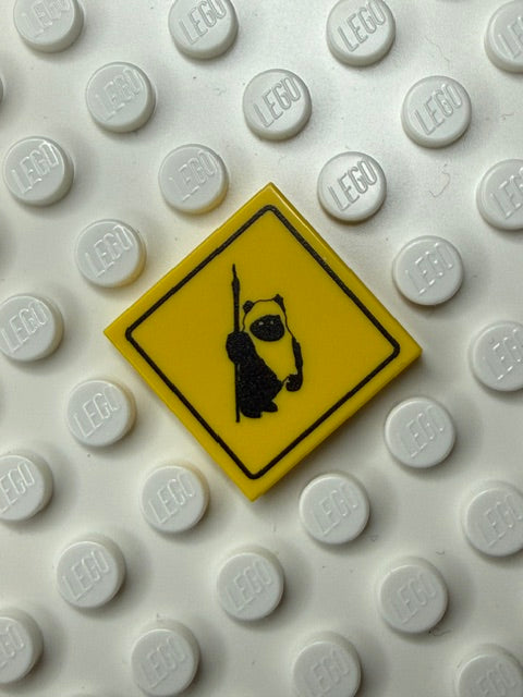 Galaxy Wars Signs and Symbols 2x2 Tile: Watch for Bears