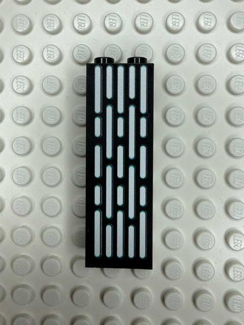 Light Panel 1x2x5 Brick: Black 5 Row Panel