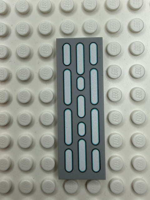 Light Panel 2x6 Tile: Light Bluish Gray 3 Row Panel