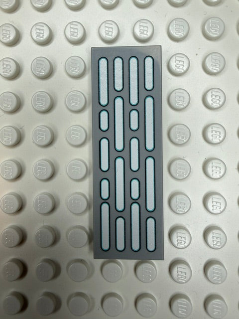Light Panel 2x6 Tile: Light Bluish Gray 4 Row Panel