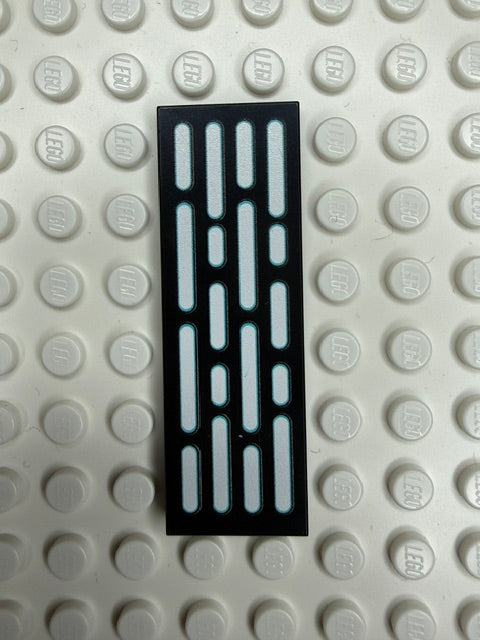 Light Panel 2x6 Tile: Black 4 Row Panel