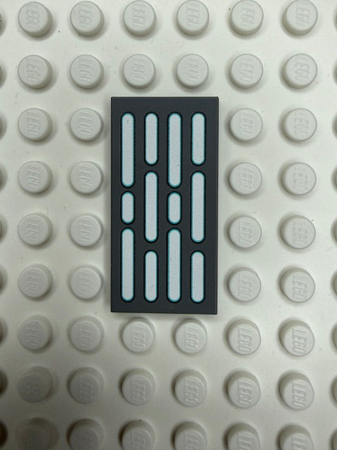 Light Panel 2x4 Tile: Dark Bluish Gray 4 Row Panel