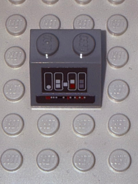 Control Panel 2x2 45 Degree Slope: Light Bluish Gray Control Panel 7